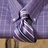 Satin Textured Stripe Tie