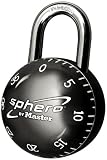 Master Lock Sphero Combination Padlock, Black #2075DBLK