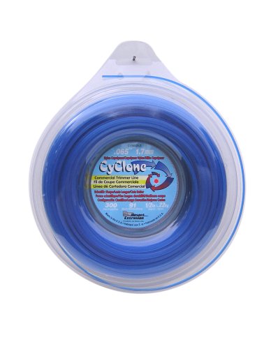 Cyclone .065-Inch-by-300-Foot Spool Commercial Grade 6-Blade 1/2-Pound Grass Trimmer Line, Blue CY065D1/2-12 Cyclone .065-Inch-by-300-Foot Spool Commercial Grade 6-Blade 1/2-Pound Grass Trimmer Line, Blue CY065D1/2-12