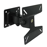 Articulating TV Wall Mount Bracket for 10 Inch - 26 Inch VESA 100 LCD / LED Falt Screen Monitor TV - The Wall Mounting Flat Panel TV Bracket Supports Up to 33 lbs Loading Capacity with 180 Degrees Viewing Angle