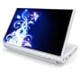Electric Flower Design Skin Cover Decal Sticker for Acer (Aspire ONE) 8.9 inch ZG5 Netbook Laptop Notebook