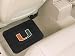 Officially Licensed Miami Hurricanes 2 Piece Heavy Duty Vinyl Utility Rear Car Floor Mats