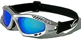 Virage Masque et Lunettes de Soleil - Multisports - Vtt - Moto - Voile - Conduite - Motard / Mod. Storm Gris Bleu Iridium / Taille Unique Adulte / Protection 100% UV400