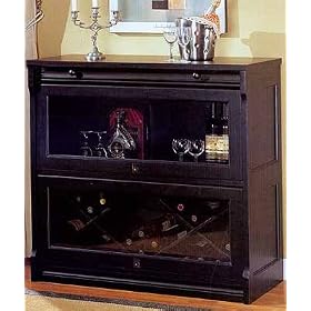 Black Cabinet With Tempered Glass Fronts by 