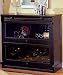 Kitchen & Housewares : Black Cabinet With Tempered Glass Fronts
