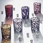 Animal Print Candle Holders 6 Piece Set Candelabra New Votive Leopard