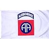 Fox 82nd Airborne 3' x 5' Flag, White