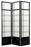Unique Excellent Best Top Quality Floor Partition - 6ft. Kumo Shoji Folding Privacy Screen Room Divider - 4 Sizes - 4 Colors
