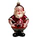 NFL Football Blown Glass Santa Claus Christmas Tree Ornament - Tampa Bay Buccaneers