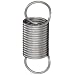 Associated Spring Raymond Extension Spring, 302 Stainless Steel, Metric, 7.5 mm OD, 0.7 mm Wire Size (Pack of 10)