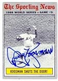 Jerry Koosman Autographed/Hand Signed Baseball Card (New York Mets) 1970 Topps #309 1969 World Serie
