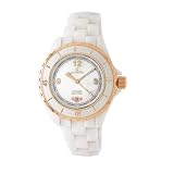 Le Chateau Women's 5813L_WHTMOP All Ceramic Condezza LC Collection Watch