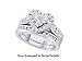 Awesome Heart Shaped 1.04 Ctw. Genuine Diamond 2pc. Wedding Set for Her