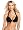 Calvin Klein Women's Solid Retro Bra Swimsuit Top, Ck Black, 34C