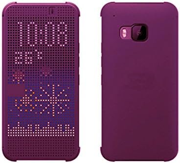 Tailuo Dot View Case for HTC One M9 (purple M9)