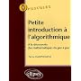 Petite introduction à l'algorithmique : A la découverte des mathématiques pas à pas