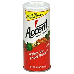 Ac'cent Flavor Enhancer, 4.5-Ounce Canister (Pack of 6)