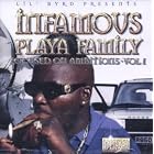 Click here to buy Lil' Byrd Presents Focused on Ambitions Vol. 1 by Infamous Playa Family, Ta-Day, T-Boy, Klas One, and Droopy .