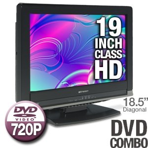 Emerson RLD195EMX 19 Class LCD HDTV / Monitor / DVD Combo - 720p, 1366x768, HDMI, (Refurbished)
