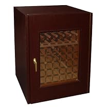 Hot Sale 114-Model White Oak Wine Cabinet with Glass Door by Vinotemp