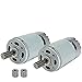 JIARUIXIN 2 Pcs Universal 550 40000RPM Electric Motor RS550 12V Motor Drive Engine Accessory for RC Car Children Ride on Toys Replacement Parts