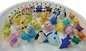 Iwako Japanese Eraser 34pcs. All Animals: frog,puppy, hamster,panda,marine,duck