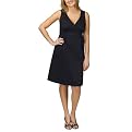 Mossimo&reg; Black Plus Crossover V-Neck Empire Dress - Black