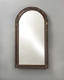 Arched Top Wall Mirror Black Finish