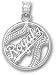 Kansas City Royals Solid Sterling Silver ''ROYALS'' Pierced Baseball Pendant