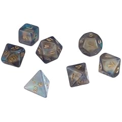 Pegasus Spiele 207413XX - W�rfel, Fire Opal: Smoke/Scarabeus, 7er-Set in Acrylbox