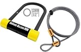 OnGuard Bulldog MINI DT 5015TC Bicycle U-Lock and Extra Security Cable