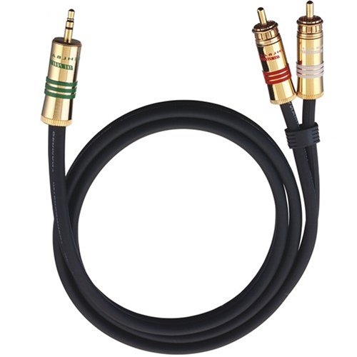 Childrens Toyshop  Computer : OEHLBACH NF 1 Y-Adaptor Soundcard 1x1,0m. Colour: 3,5 Jack Plug/2RCA. STAR RATING : 3.