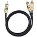 Electronics : OEHLBACH NF 1 Y-Adaptor Soundcard 1x1,0m. Colour: 3,5 Jack Plug/2RCA. STAR RATING : 3.