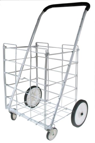 Home Helpers The Swiveler Four-Wheeled Cart #39610 WHT