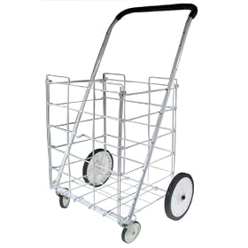 Jensen Distributing 39610 WHT Home Helpers The Swiveler Four-Wheeled Cart by Jensen