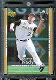 2007 Upper Deck First Edition Baseball Card #260 Xavier Nady Pittsburgh Pirates - Mint Condition - In Protective Display Case !
