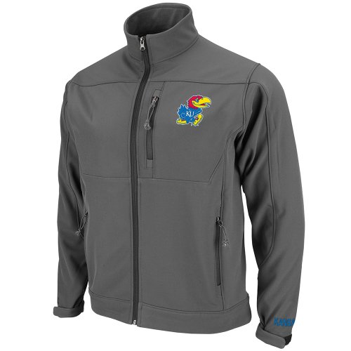 NCAA Kansas Jayhawks Yukon Jacket (Charcoal, X-Large)