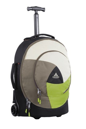 VAUDE Kinder Reisegepaeck-mit-Rollen Gonzo 26, brown/chute green, 50 x 36 x 24, 26 liters, Preisvergleich