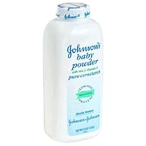 Johnson's Baby Powder, Pure Cornstarch with Aloe & Vitamin E 15 oz (425 g)