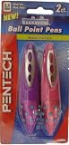 Pentech Miniz Ball Point Pens Black 2ct (28182)