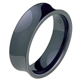 Alef - Black Titanium Ring