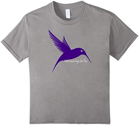 Kids Hummingbird T-Shirts 4 Slate