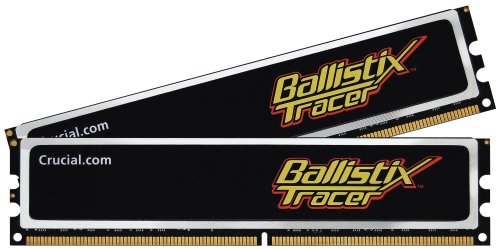 Crucial BL2KIT25664AL80AL 4 GB 2 GBx2 Ballistix Tracer 240-pin DIMM DDR2 PC2-6400  with LEDs