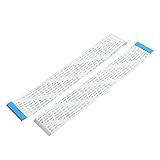 uxcell 柔軟フラットケーブル　データケーブル　ホワイト　Bタイプ　60個入　10個入