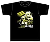 俺たちに翼はない アリス柄Tシャツ ブラック サイズ:XL