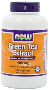 Now Foods Green Tea Extract 400 mg, 250 Gelatin Capsules