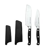 KitchenAid Triple Riveted 4-Piece Santoku with Sheaths