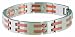 Sabona Stainless/Copper Bar Magnetic Bracelet (Silver/Copper, Medium /7.0)