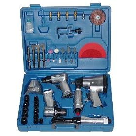 TD Industrial 48 pc Air Tool Set Wrench Hammer Sander Grinder by TD Industrial