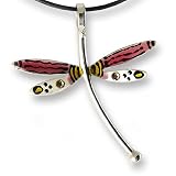 Sterling Silver Slim Dragonfly Pendant